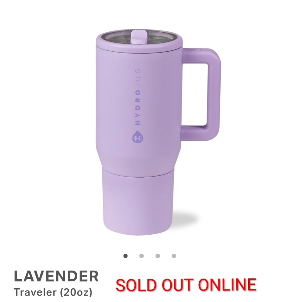 HydroJug Lavender Traveler Bottle